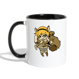 Character #39 Contrast Coffee Mug - white/black