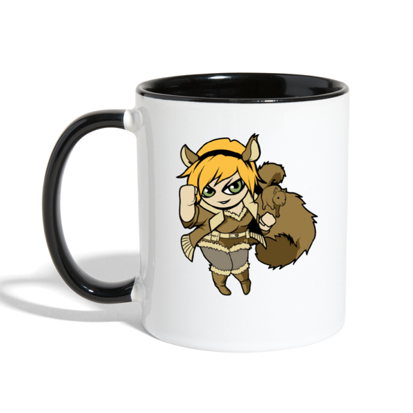 Character #39 Contrast Coffee Mug - white/black