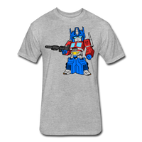 Character #40 Fitted Cotton/Poly T-Shirt by Next Level - heather gray