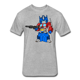 Character #40 Fitted Cotton/Poly T-Shirt by Next Level - heather gray