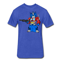Character #40 Fitted Cotton/Poly T-Shirt by Next Level - heather royal