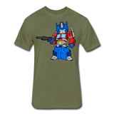 Character #40 Fitted Cotton/Poly T-Shirt by Next Level - heather military green