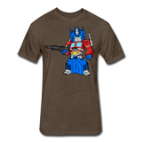 Character #40 Fitted Cotton/Poly T-Shirt by Next Level - heather espresso