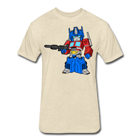 Character #40 Fitted Cotton/Poly T-Shirt by Next Level - heather cream