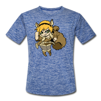 Character #39 Men’s Moisture Wicking Performance T-Shirt - heather blue