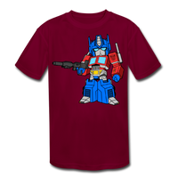 Character #40 Kids' Moisture Wicking Performance T-Shirt - burgundy