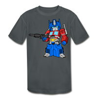Character #40 Kids' Moisture Wicking Performance T-Shirt - charcoal