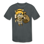 Character #39 Kids' Moisture Wicking Performance T-Shirt - charcoal