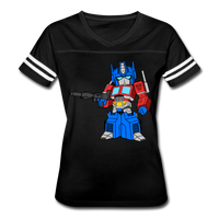 Character #40 Women’s Vintage Sport T-Shirt - black/white
