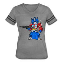 Character #40 Women’s Vintage Sport T-Shirt - heather gray/charcoal
