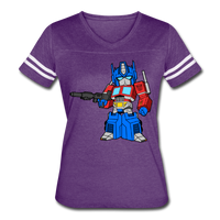 Character #40 Women’s Vintage Sport T-Shirt - vintage purple/white
