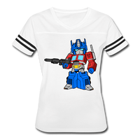 Character #40 Women’s Vintage Sport T-Shirt - white/black
