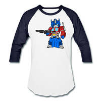 Character #40 Baseball T-Shirt - white/navy
