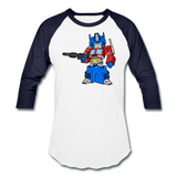 Character #40 Baseball T-Shirt - white/navy