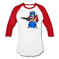 Character #40 Baseball T-Shirt - white/red