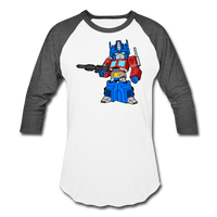 Character #40 Baseball T-Shirt - white/charcoal