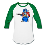 Character #40 Baseball T-Shirt - white/kelly green