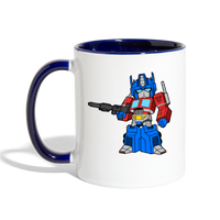 Character #40 Contrast Coffee Mug - white/cobalt blue