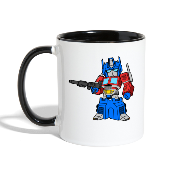 Character #40 Contrast Coffee Mug - white/black
