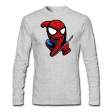 Character #41 Men's Long Sleeve T-Shirt by Next Level - heather gray