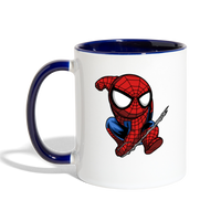 Character #41 Contrast Coffee Mug - white/cobalt blue