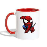Character #41 Contrast Coffee Mug - white/red