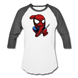 Character #41 Baseball T-Shirt - white/charcoal