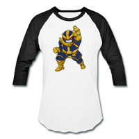 Character #42 Baseball T-Shirt - white/black