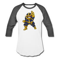 Character #42 Baseball T-Shirt - white/charcoal