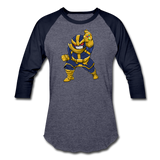 Character #42 Baseball T-Shirt - heather blue/navy