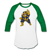 Character #42 Baseball T-Shirt - white/kelly green