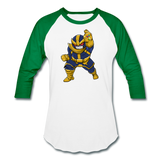 Character #42 Baseball T-Shirt - white/kelly green