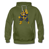Character #42 Men’s Premium Hoodie - olive green