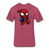 Character #41 Fitted Cotton/Poly T-Shirt by Next Level - heather burgundy