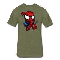 Character #41 Fitted Cotton/Poly T-Shirt by Next Level - heather military green
