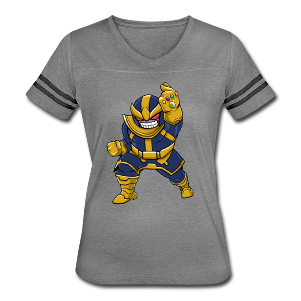 Character #42 Women’s Vintage Sport T-Shirt - heather gray/charcoal