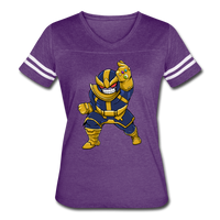Character #42 Women’s Vintage Sport T-Shirt - vintage purple/white