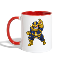 Character #42 Contrast Coffee Mug - white/red