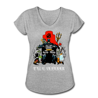 Character #43 Women's Tri-Blend V-Neck T-Shirt - heather gray