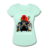 Character #43 Women's Tri-Blend V-Neck T-Shirt - mint