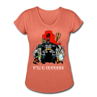 Character #43 Women's Tri-Blend V-Neck T-Shirt - heather bronze
