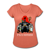 Character #43 Women's Tri-Blend V-Neck T-Shirt - heather bronze