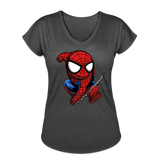 Character #41 Women's Tri-Blend V-Neck T-Shirt - deep heather