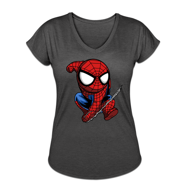 Character #41 Women's Tri-Blend V-Neck T-Shirt - deep heather