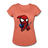 Character #41 Women's Tri-Blend V-Neck T-Shirt - heather bronze