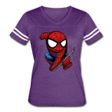 Character #41 Women’s Vintage Sport T-Shirt - vintage purple/white