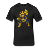 Character #42 Fitted Cotton/Poly T-Shirt by Next Level - black