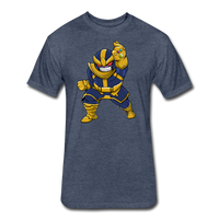 Character #42 Fitted Cotton/Poly T-Shirt by Next Level - heather navy