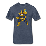 Character #42 Fitted Cotton/Poly T-Shirt by Next Level - heather navy
