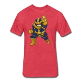 Character #42 Fitted Cotton/Poly T-Shirt by Next Level - heather red
